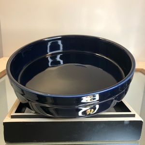 Rare Vintage Pfaltzgraff 'Compatibles Blue' Pattern #058 stoneware dish